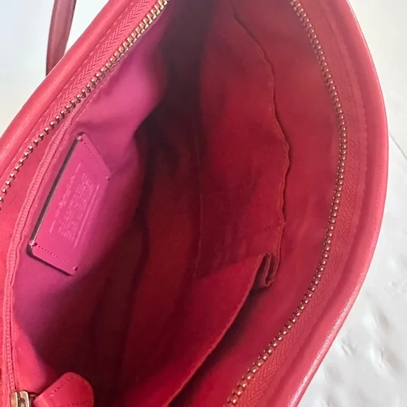 Coach Tan and Pink Crossbody Bag - Picture 7 of 16